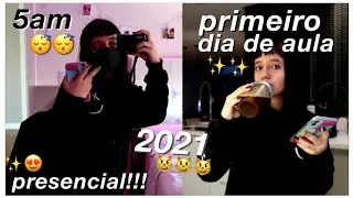 meu primeiro dia de aula presencial 2021 !!!