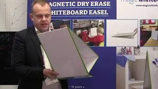 NEW - Magic Whiteboard Tabletop Magnetic Whiteboard Easel - BETT SHOW
