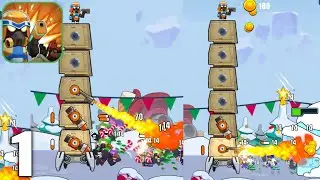 Heroic Defense - Gameplay Walkthrough Part 1 All Levels (Android & iOS)