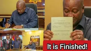 How President Mahama Signs Bills of E- Levy, Betting Tax -  Final Removed