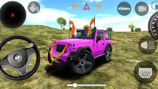 Modified Mahindra Thar😈Games:Indian pink Thar (Gadi Wala Games) Car Game Android Game -#2025​#india
