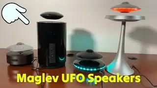 Сравнение 4 магнитных левитирующих Bluetooth-колонок UFO 😎 #вирусный