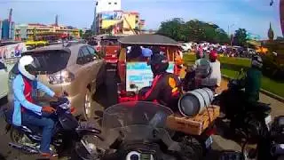 Morning Rush Hour Phnom Penh