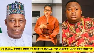 CUBANA CHIEF PRIEST KNEELT DOWN TO GREET VICE PRESIDENT SHETTIMA #thavtv #trending