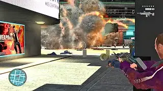 GTA 4 - NIKO | SHOOTOUT AT DOWNTOWN & EPIC FIGHT WITH SWAT + SIX STARS