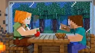 Cozy Minecraft ASMR Cooking & Baking - Steve and Alex - Minecraft Animation