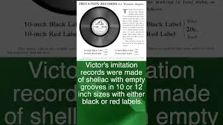 Phonograph Advertising Imitation Records