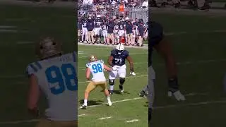 Penn State OL understood the assignment 😳 #cfb #football #tackle #pennstate