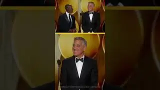 George Clooney & Don Cheadle Present at the Golden Globes