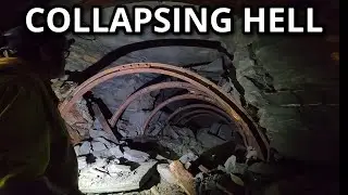 THE COLLAPSING HELL -in the   Abandoned Fluorite Mine #mineexploration #abandonedmine