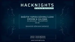 Dağıtık Yapıda Güvenli Uzak Erişim & Çalışma | Bahadır Gökhan Sarıkoz - Manager @Barikat