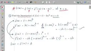 Find the linearization(Revision) #g12 #maths #education #exam #march
