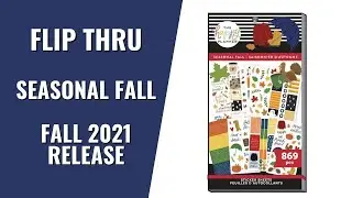 SEASONAL FALL STICKER BOOK | FALL 2021 RELEASE