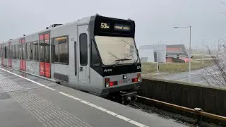 Lijn 53 van het GVB Van Amsterdam Centraal Station als s1/s2