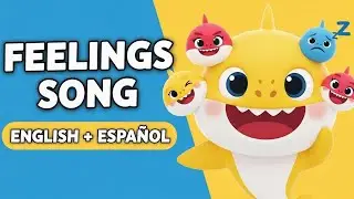 Baby Shark Feelings | Learn Emotions in English & Spanish | Bilingual Kids Song