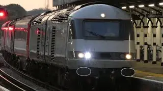 Rail Adventure Class 43s | 43484 + 43468 | dragging 43296 + 43308 for scrap passing Basingstoke