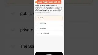 Over Wallet today quiz answer: Oct 10 🌐 Over Wallet airdrop