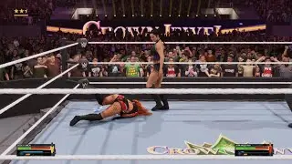 WWE 2K25 Ashley Rose vs Cameron Valentine (No Holds Barred)
