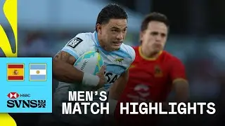 Los Pumas SNATCH 5th 😬 | Spain v Argentina | HSBC SVNS Perth 2026 | Match Highlights