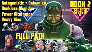 MCOC Act 8.1.3 Antagonistic + Galvanize + Reckless Abandon + Power Alternator  w/ Psycho-man Boss