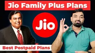 Jio Family Plus Plans - Best Postpaid Plans #jio5g #telecomnews #jiopostpaid #jio 