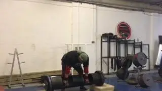 Log press 160kg x 5 reps by Colin Hawkins