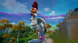Glide 20 meters while holding a chicken - Fortnite Week 5 Epic Quest