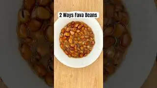 2 Ways to Cook Dry Fava Beans | Delicious Fava Bean #food #cooking #shorts
