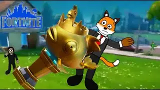 Getting a Crown Victory with a Golden Fish Trophy [Fortnite]