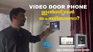 VIDEO DOOR PHONE  INSTALLATION | FULL VIDEO | PERINGAVU | 3rd Eye Seurity Systems