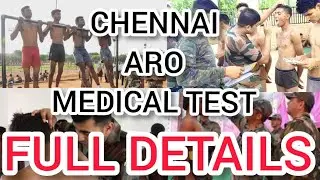 CHENNAI ARO MEDICAL DETAILS. ARMY MEDICAL DETAILS. ARMY MEDICAL TEST. SRI GARUDA TRAINING ACADEMY🔥🔥🔥