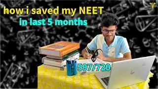 I Did *THESE* Things in the Last 5 Months & Got Selected in NEET 🔥 U CAN ALSO DO THIS ‼️
