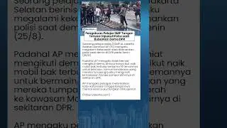 Pengakuan Pelajar SMP Tangan Terluka Dipukuli Polisi saat Bubarkan Demo DPR: Kami Lagi Jalan-jalan