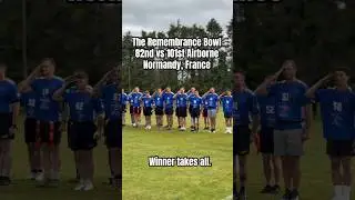 The Remembrance Bowl, presented by Patton Legacy Sports.  82nd vs 101st Airborne Divisions.