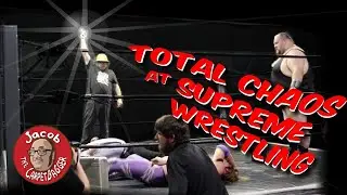 Total Chaos at Supreme Wrestling - Carpetbagger Confronts Mortimer Blankenship III