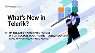 Telerik UI Release | The Latest In Telerik UI for Blazor, MAUI, ASP.NET Core, WinUI & More