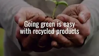Corporate Recognition - Going green is easy with products like these!