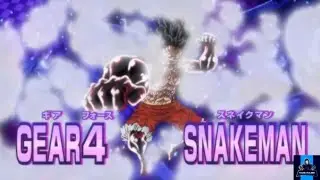 Luffy Uses Gear 4 Snakeman - One Piece - English Dubbed