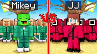 JJ and Mikey in SQUID GAME 2 Army Battle in Minecraft - Maizen