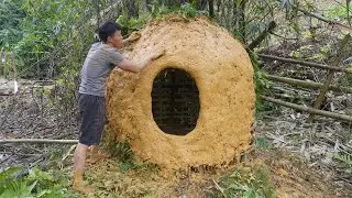 Building The Most Secret Underground Squid Game Hut - The Best Survival Shelter Mud Wall