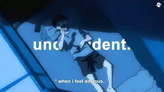 raihan - unconfident (Lyrics / AMV)