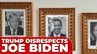 TRUMP reveals PRESIDENTIAL WALL OF FAME: Biden Gets AUTO-PEN TREATMENT