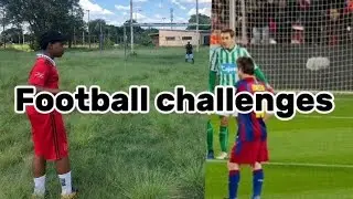 Football challenges with the boys (things got crazy 🫣) 