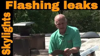 Световой люк на плоской крыше