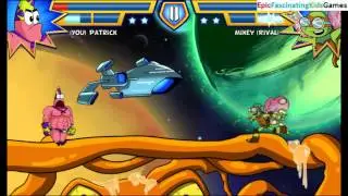 Michelangelo VS Patrick Star In A Nickelodeon Superhero Brawl 4 Match / Battle / Fight