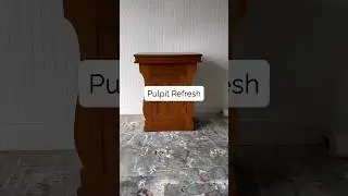 Pulpit Refresh  #furnitureflip #diy