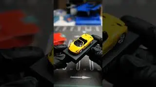 📦 Unboxing Kyosho 1:64 Ferrari 458 Spider Yellow 4K