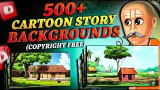 500+ Cartoon Story Backgrounds (Copyright Free) Download | 2D Animation Background Pack Hindi