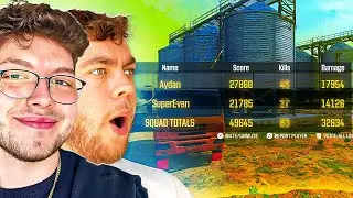 We ALMOST Beat The Duo Quads World Record In Warzone 3! (Ft. Aydan)