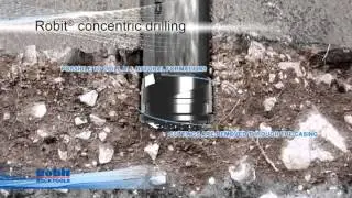 Robit rocktools - Eccentric VS Concentric casing system